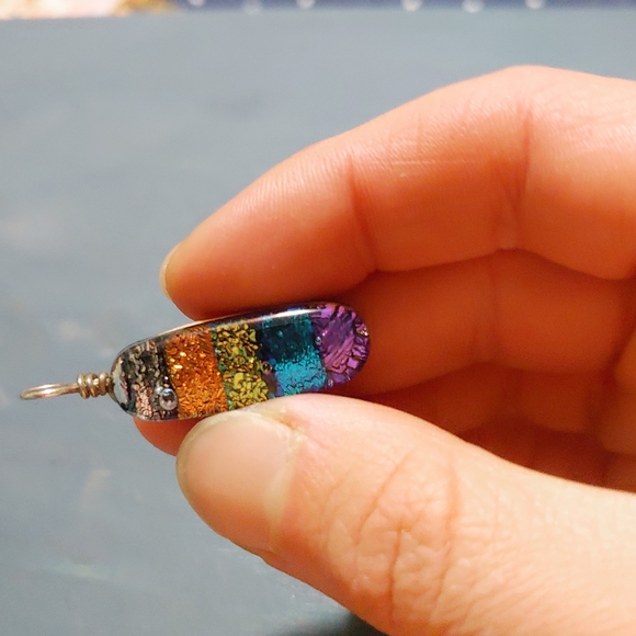 Blown Glass Pendant - Picture 2 of 6